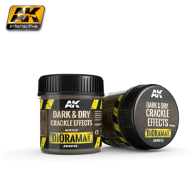 AK8032 AK Interactive Dark & Dry Crackle effects 100ml