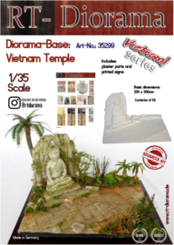 RT35299 1:35 RT-Diorama Diorama Base: Vietnam Temple 30 x 20cm