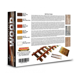 CS20 Lifecolor Weathered Wood (This set contains 6 acrylic colors)