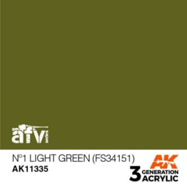 AK11335 Nº1 Light Green (FS34151)