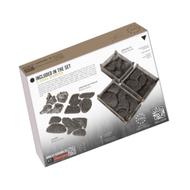 RT35457  1:35 RT-Diorama Low Ground Weeds Set [Swift Vegetation]  15 plant patches