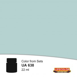 UA638	LifeColor Western Approach Blue (22ml) Part of set CS34