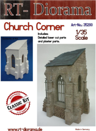 RT35200 1:35 RT-Diorama Church Corner