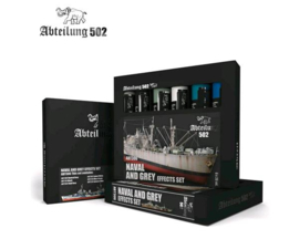 ABT306 Abteilung 502 Naval and Greys effects set (6 Oil Colors)