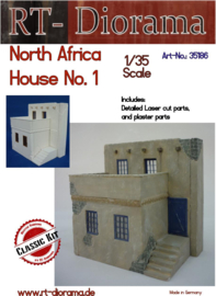 RT35186 1:35 RT-Diorama North Africa House No. 1