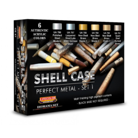CS47 Lifecolor Shell Case Metal Color set 1 (Black Base NOT required)