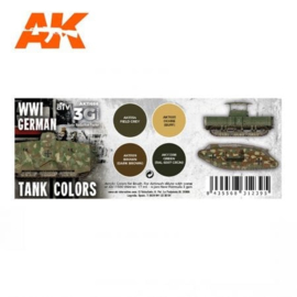 AK11686  3rd Gen WWI GERMAN TANK COLORS