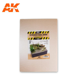 AK8099 Extruded Foam 30mm A4 Size