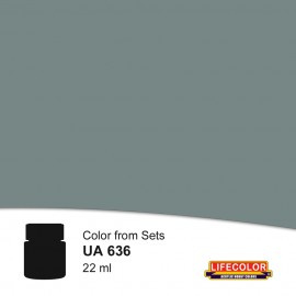 UA636 	LifeColor Dark Blue-grey B 5 (22ml) Part of set  CS33