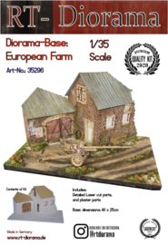 RT35296 1:35-Diorama Diorama-Base: European Farm Basic dimensions: 40 x 25cm