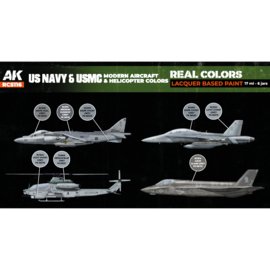 RCS116 US Navy & USMC Modern Aircraft & Helicopter Colors