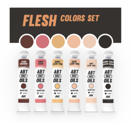AKABT301 Abteilung 502 Flesh Colors (6 Oil  Colors)