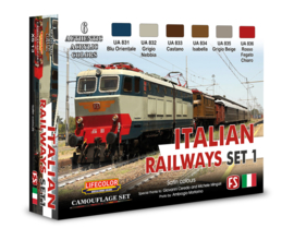 XS13 Lifecolor Italian Railways Set 1 (This set contains 6 acrylic colors)