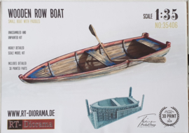 RT35406 1:35 RT-Diorama Wooden Row Boat