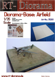 RT35293 Diorama-Base: "Airfield" 4x 185 x 185mm
