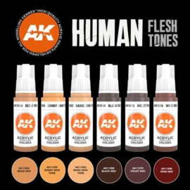 AK11603 3rd Gen Human Flesh Tone Set