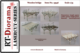 RT35546  1:35 RT-Diorama Wooden bridge