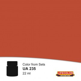 UA235 Italian Rosso Minio interior color