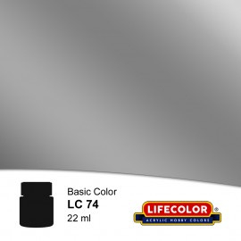 LC74 LifeColor Gloss Silver  (22ml) FS 17178