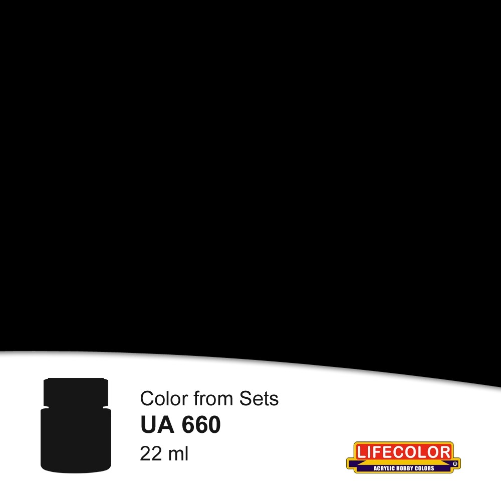 UA660 Lifecolor US Modern Navy Submarine Black