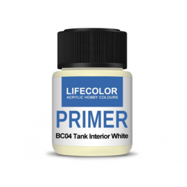 BC04 Lifecolor Primer Tank Interior White 22ml New Formula