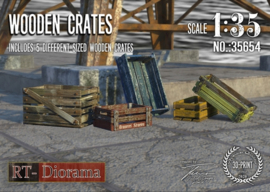 RT35654 1:35 RT-Diorama 3D Resin Print: Wooden Crates