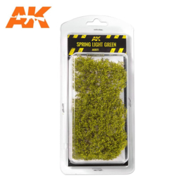 AK8171 SPRING LIGHT GREEN SHRUBBERIES 1:35 / 75MM / 90MM