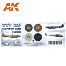 AK11724 3rd Gen WWII RAF TEMPERATE LAND SCHEME