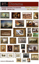 RT35820  1:35 RT-Diorama Printed Pictures - Paintings