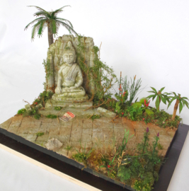 RT35299 1:35 RT-Diorama Diorama Base: Vietnam Temple 30 x 20cm