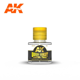 AK12001 Quick Cement Extra Thin glue 40ml (for Plastic)