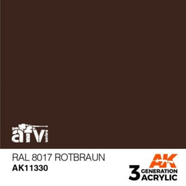 AK11330 RAL 8017 Rotbraun