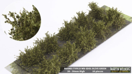 WB172470 FLSDOL Fine leave Shrubs Olive Green 10 pieces (20-30mm)