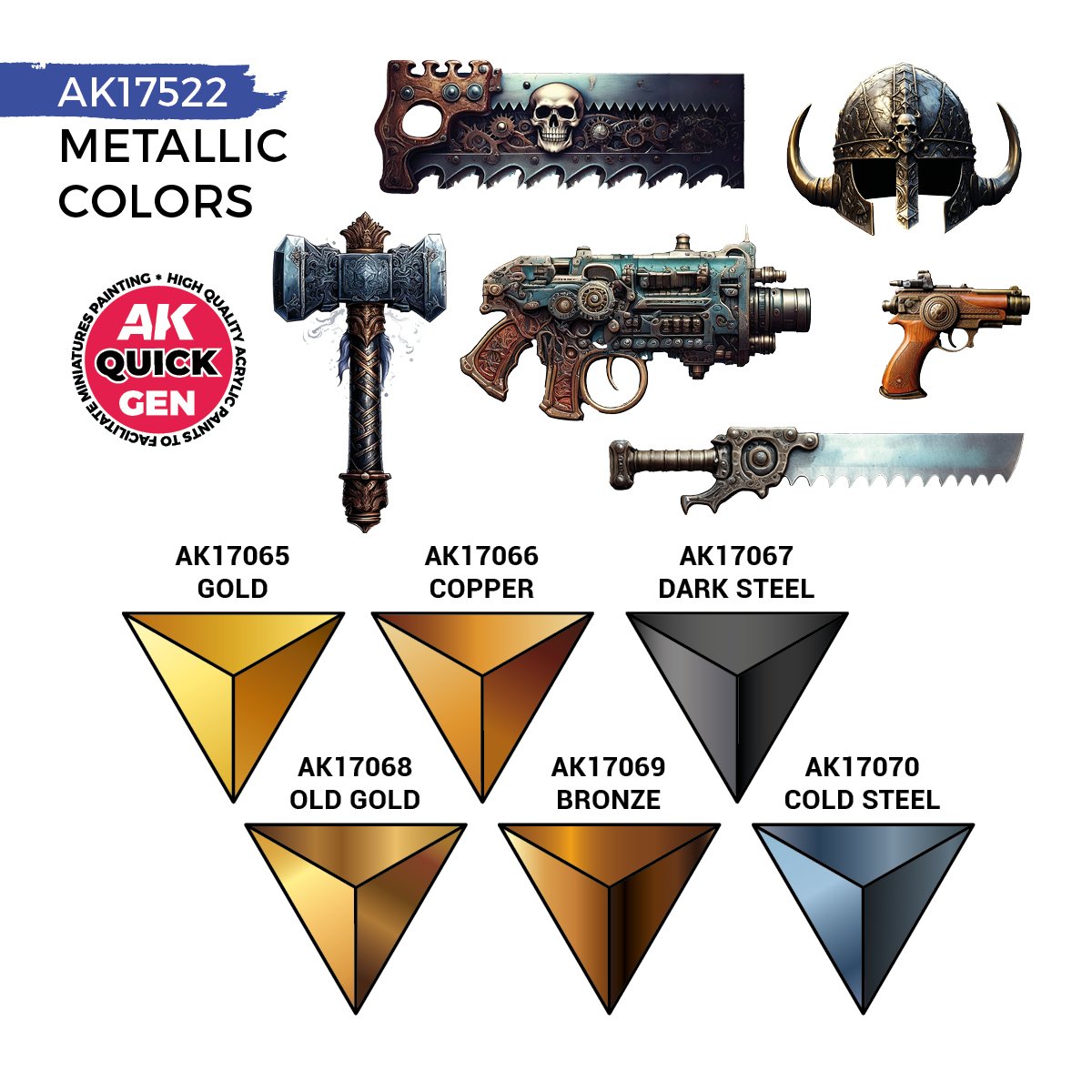 AK17522 METALLICS – QUICK GEN SET
