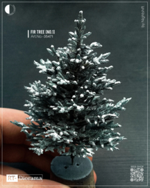 RT35471 1:35 RT-Diorama 3d printed set Fir Tree [No.1]