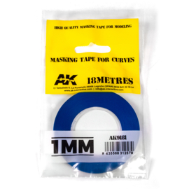 AK9181 MASKING TAPE FOR CURVES 1MM