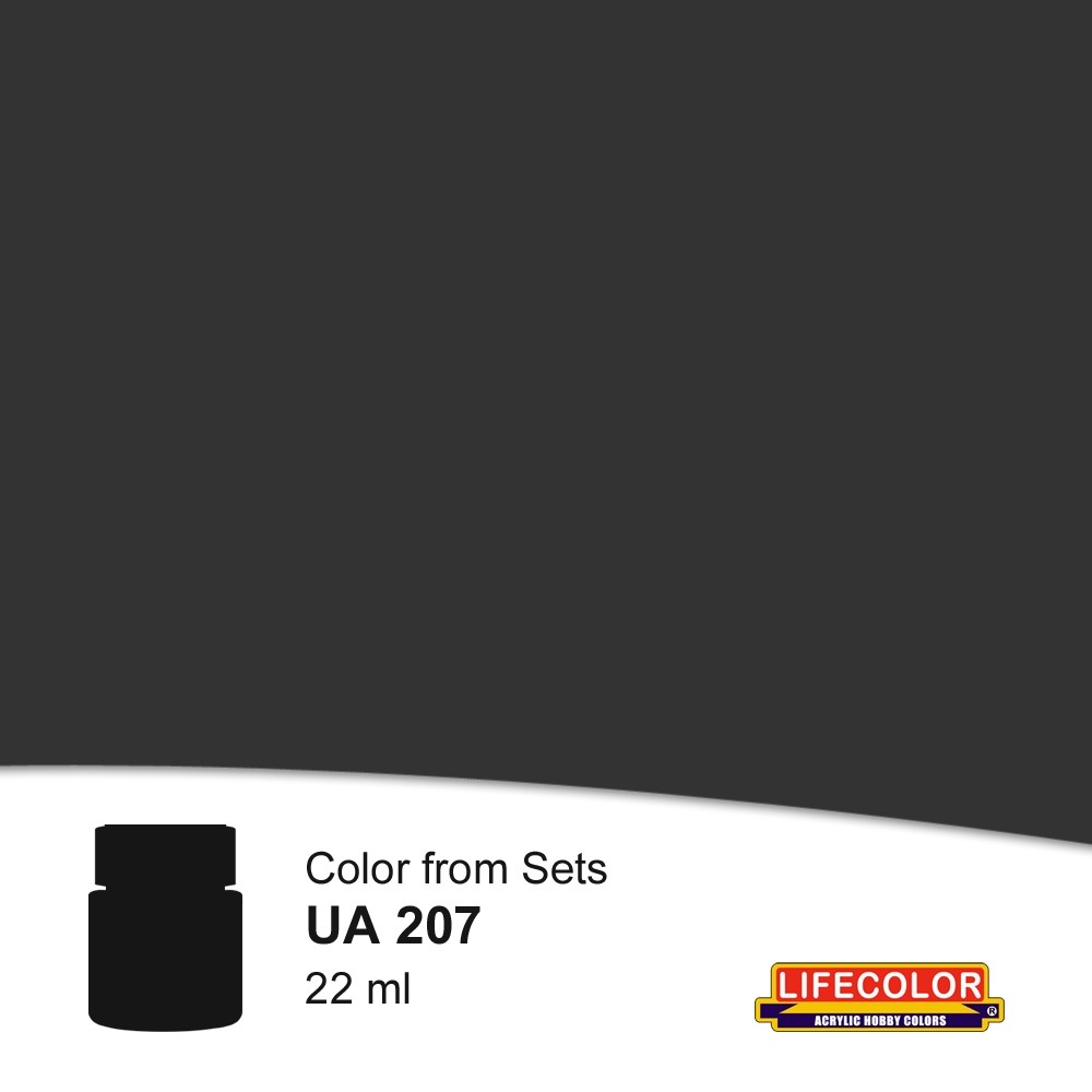 UA207 Lifecolor German Army Schwarzgrau Panzergrau RAL 7021
