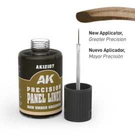 AK12107 RAW UMBER GREENISH Precision panel liner