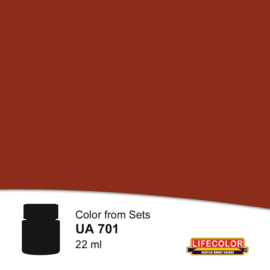 UA701 Lifecolor Rust Dark Shadow