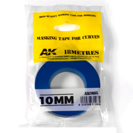 AK9185 MASKING TAPE FOR CURVES 10MM