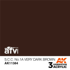 AK11384 S.C.C. NO.1A VERY DARK BROWN – AFV