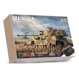 RT35440 1:35 RT-Diorama Grainfield Track Base [Tiger II Position] 300x200mm 3d Printed