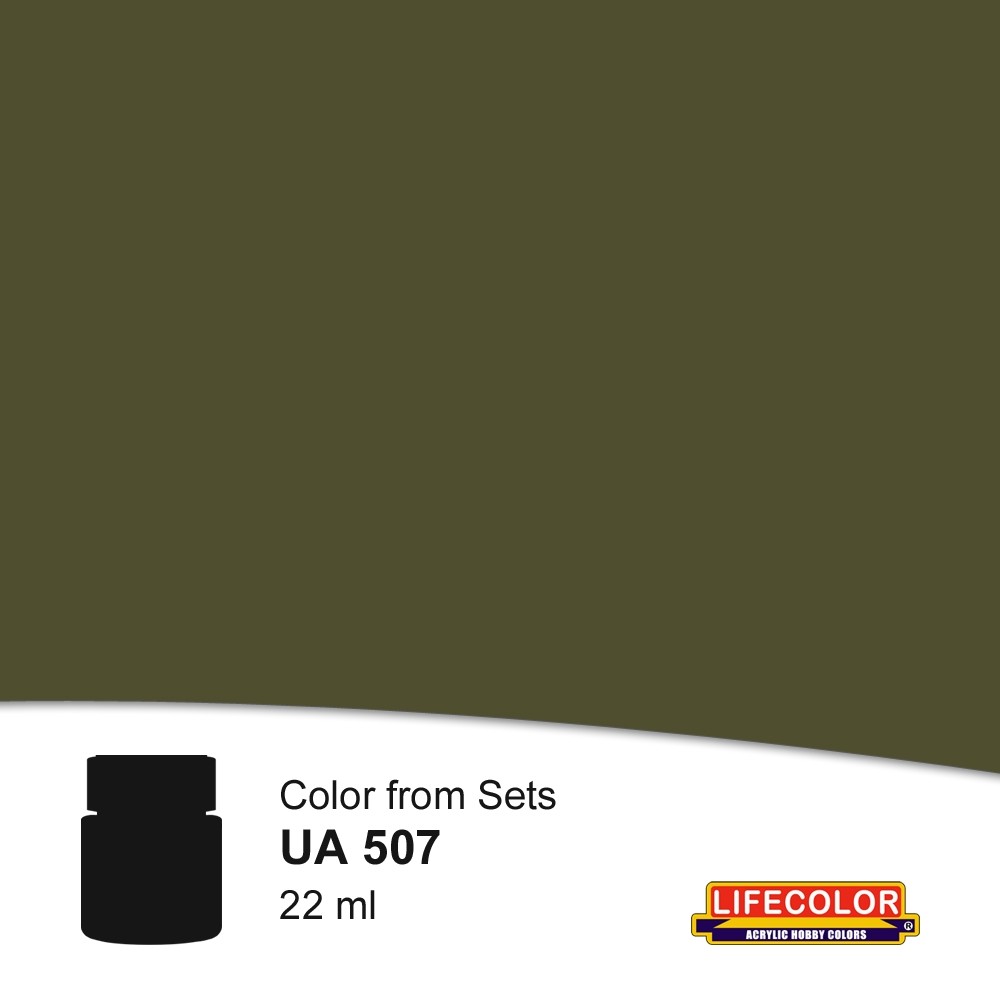 UA507 Lifecolor Luftwaffe Graugrun RLM 74