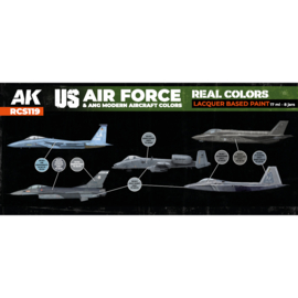 RCS119 US Air Force & ANG Modern Aircraft Colors