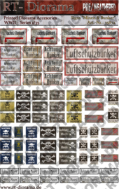 RT35872 Printed Accessories: "Achtung Minen" 140mm x 210mm