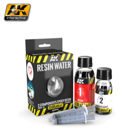 AK8044 AK Interactive Resin Water 2 components Epoxy resin 180ml