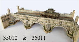 RT35010 1:35 RT-Diorama Large stone arch bridge (14cmx43cm) can be extended as required