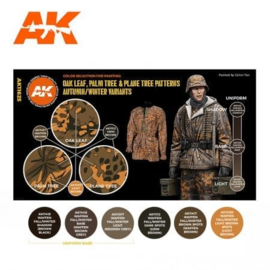 AK11625 3rd Gen OAK LEAF, PALM TREE & PLANE TREE PATTERNS AUTUMN/WINTER VARIANTS