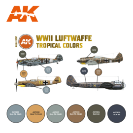 AK11719 3rd Gen WWII LUFTWAFFE TROPICAL COLORS