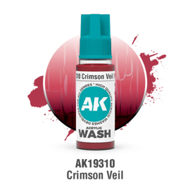 AK19310 CRIMSON VEIL – ACRYLIC WASH